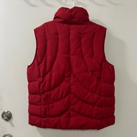 Nine West Womens Red Full Zip Down Filled Softshell Puffer Vest Size Large - Picture 4 of 10